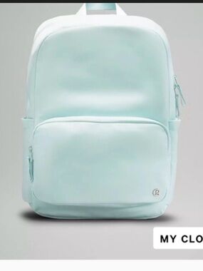 lululemon pale mint green small zip pouch